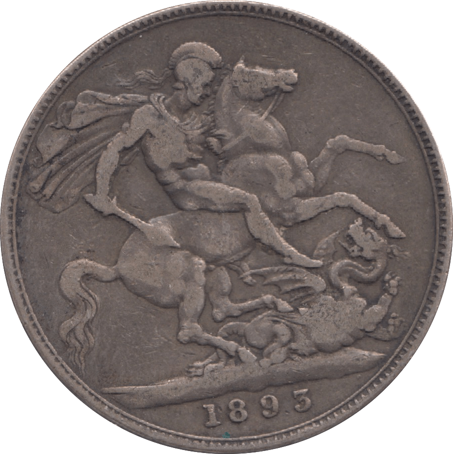 1893 CROWN ( FINE ) 10 - Crown - Cambridgeshire Coins