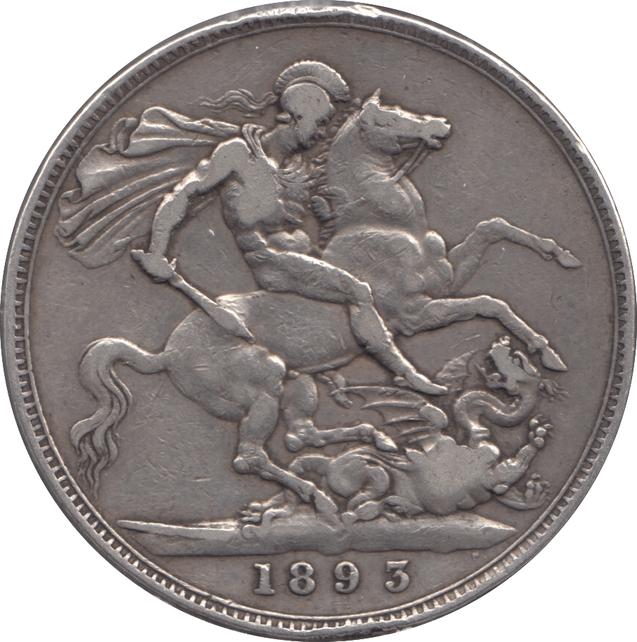 1893 CROWN ( FINE ) 2 - Crown - Cambridgeshire Coins