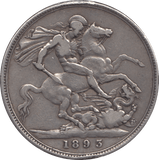 1893 CROWN ( FINE ) 2 - Crown - Cambridgeshire Coins