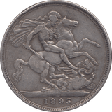 1893 CROWN ( FINE ) - Crown - Cambridgeshire Coins