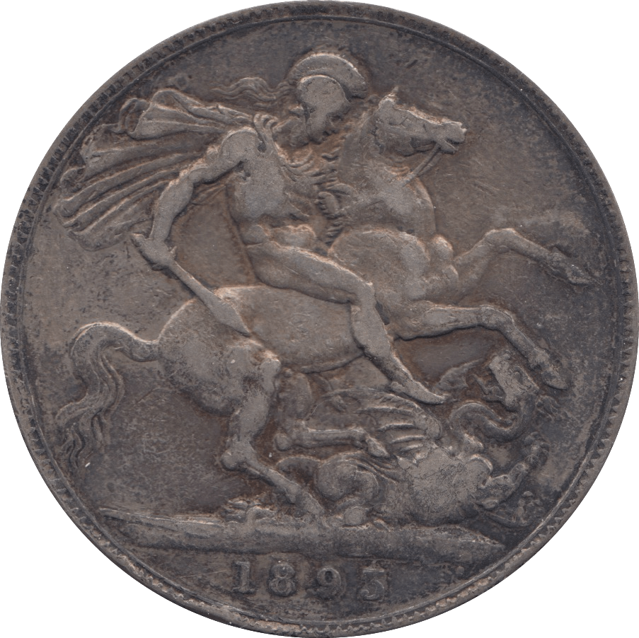 1893 CROWN ( FINE ) LVI 2 - Crown - Cambridgeshire Coins