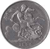1893 CROWN ( FINE ) LVI - Crown - Cambridgeshire Coins