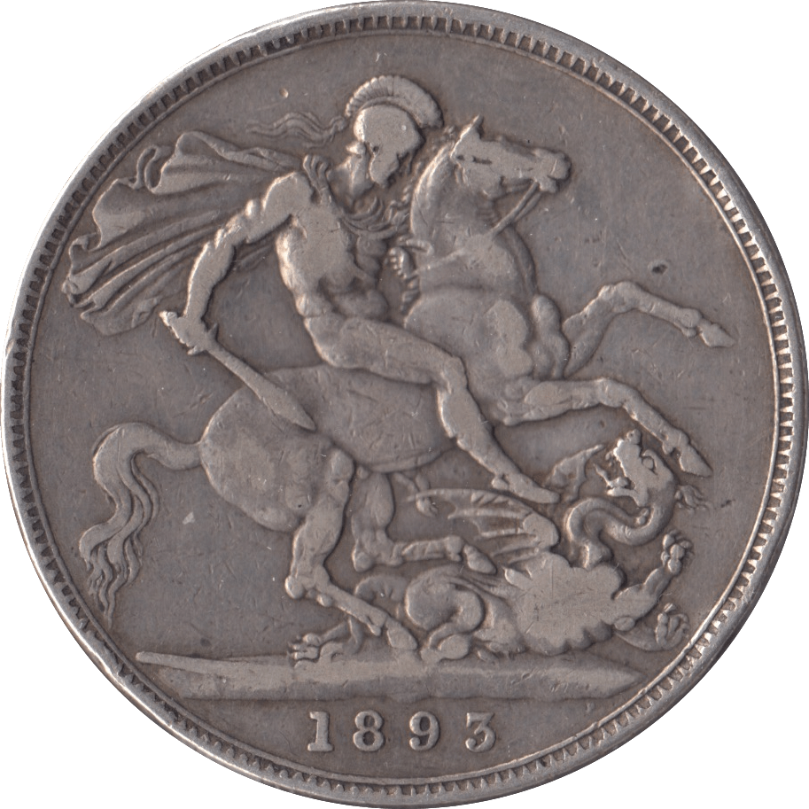 1893 CROWN ( FINE ) LVII - Crown - Cambridgeshire Coins