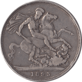 1893 CROWN ( FINE ) LVII - Crown - Cambridgeshire Coins