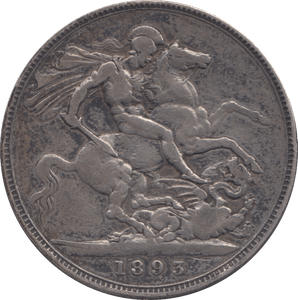 1893 CROWN ( FINE ) LXII - CROWN - Cambridgeshire Coins