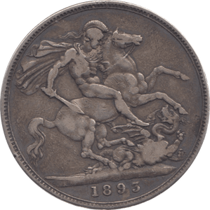 1893 CROWN ( GF ) 5 - Crown - Cambridgeshire Coins