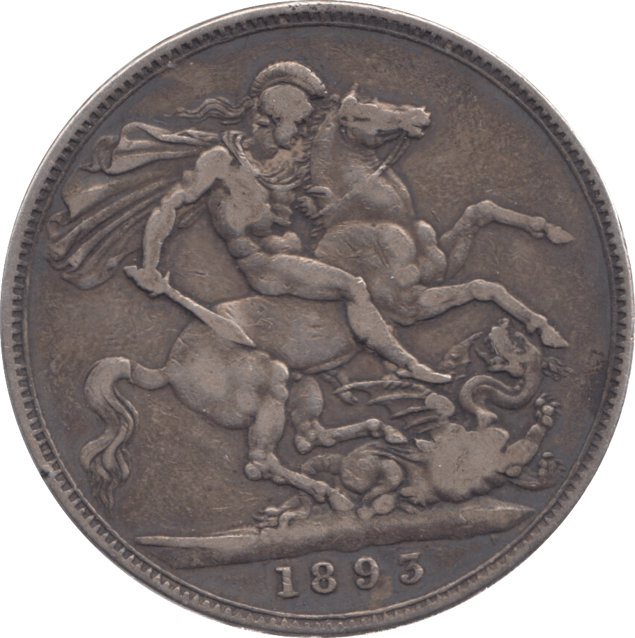 1893 CROWN ( GF ) 5 - Crown - Cambridgeshire Coins