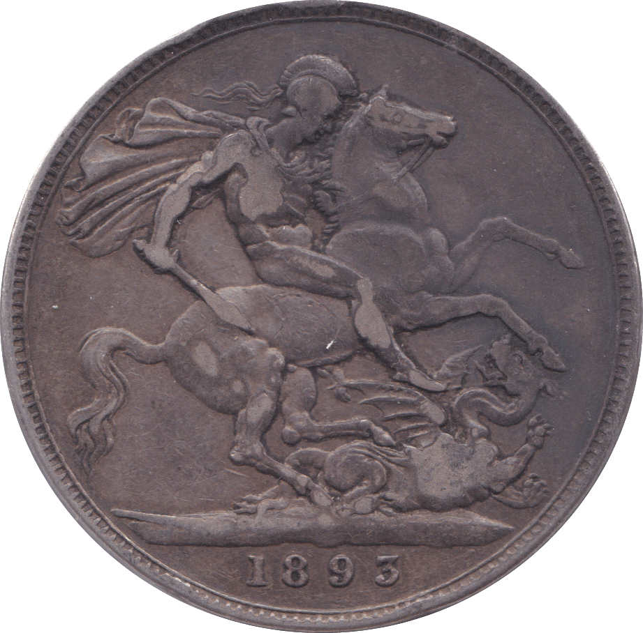 1893 CROWN ( GF ) A - Crown - Cambridgeshire Coins