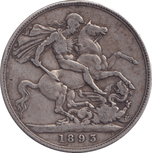 1893 CROWN ( GF ) LV - Crown - Cambridgeshire Coins