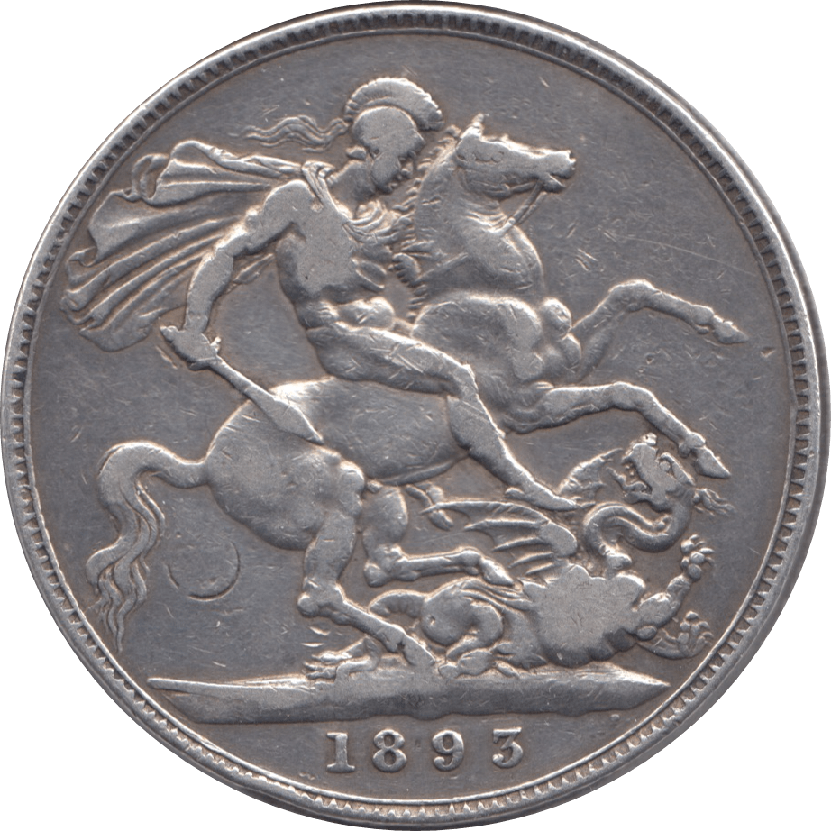 1893 CROWN ( GF ) LVI 3 - Crown - Cambridgeshire Coins