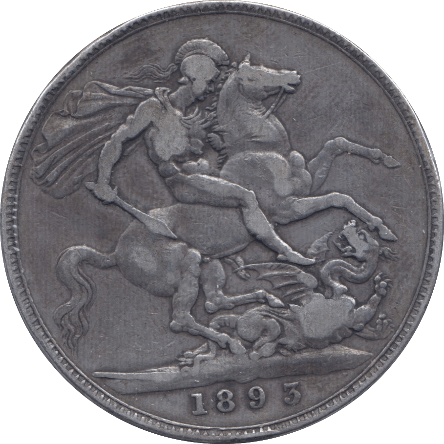 1893 CROWN ( GF ) LVI 3 - Crown - Cambridgeshire Coins