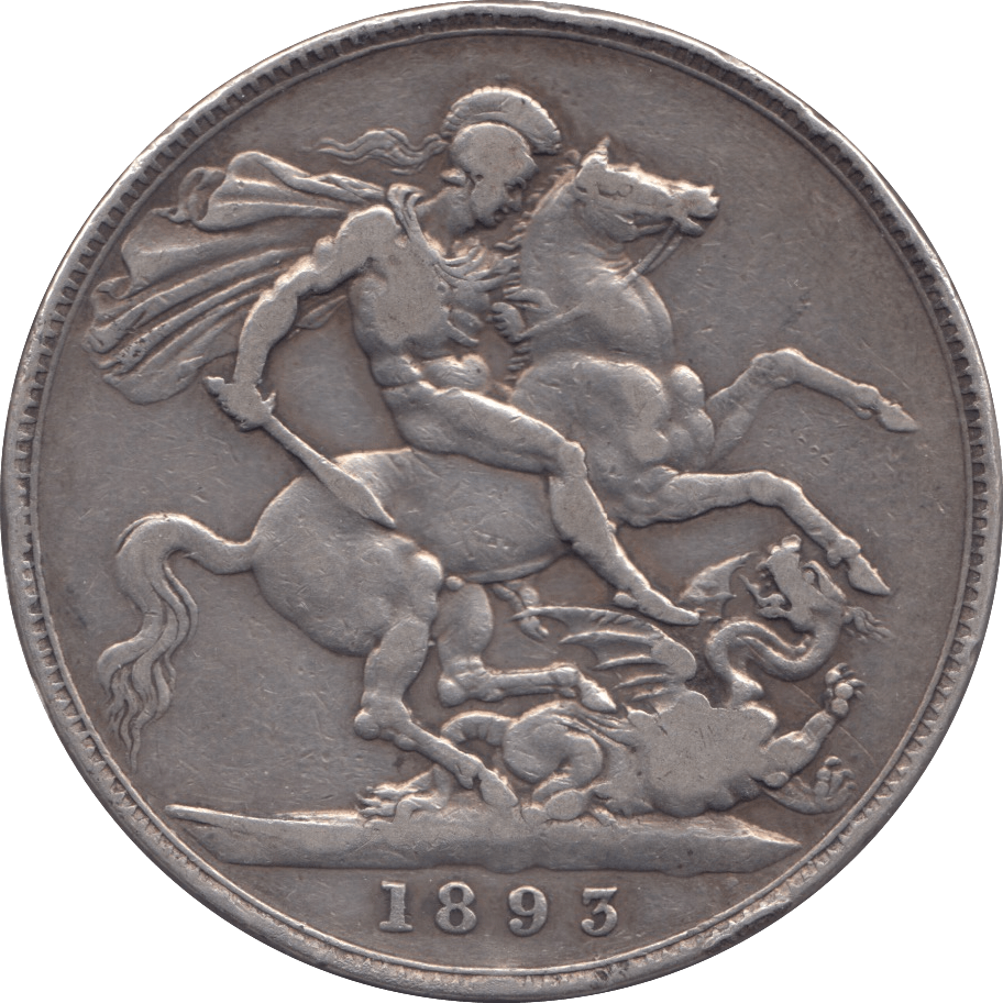 1893 CROWN ( GF ) LVI 5 - Crown - Cambridgeshire Coins