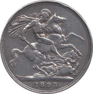 1893 CROWN ( GF ) LVI 6 - Crown - Cambridgeshire Coins