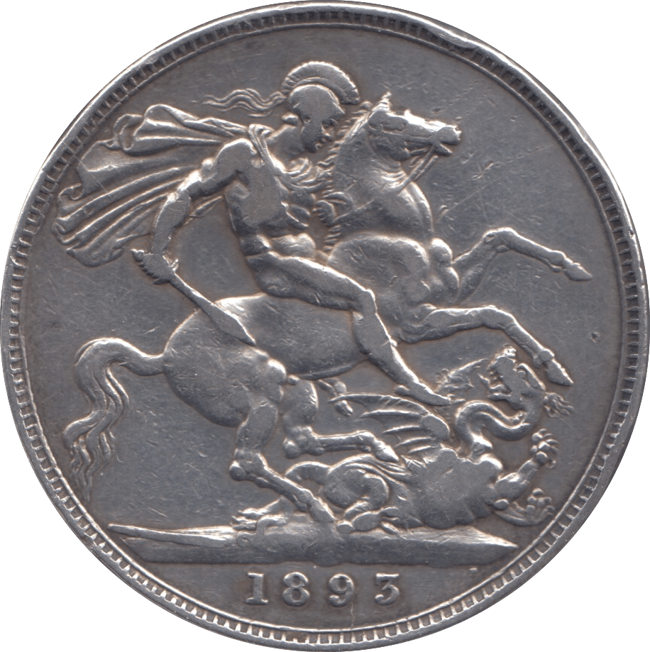 1893 CROWN ( GF ) LVI 6 - Crown - Cambridgeshire Coins