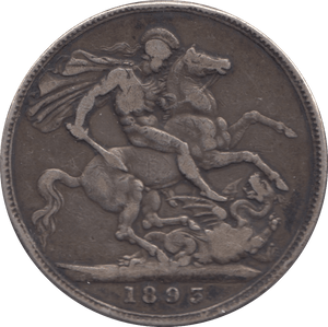 1893 CROWN ( GF ) LVI 9 - Crown - Cambridgeshire Coins