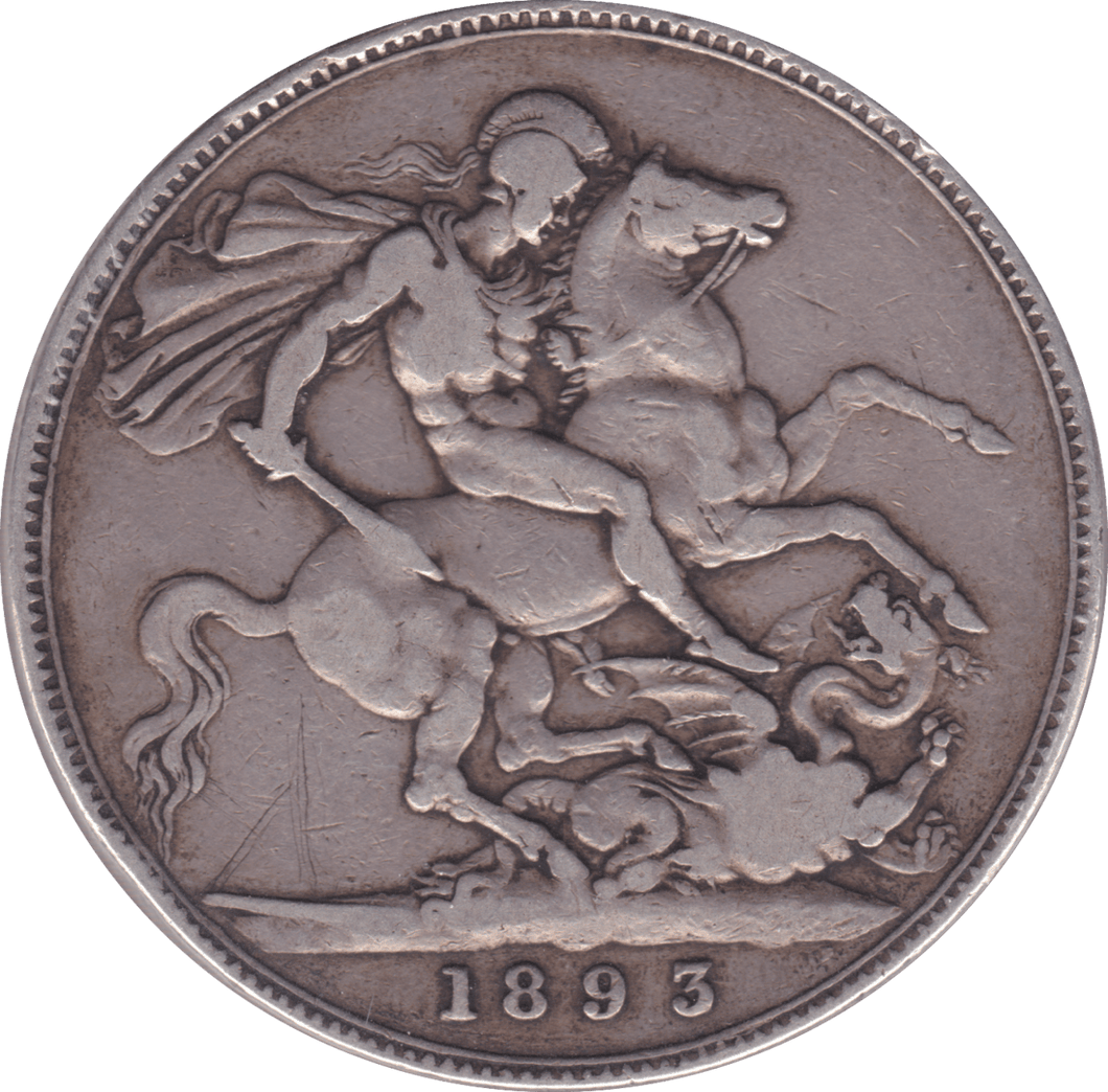 1893 CROWN ( GF ) LVI B - Crown - Cambridgeshire Coins