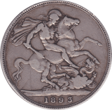 1893 CROWN ( GF ) LVI B - Crown - Cambridgeshire Coins