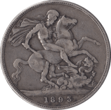 1893 CROWN ( GF ) LVI - Crown - Cambridgeshire Coins