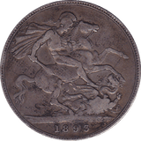 1893 CROWN ( GF ) LVI - Crown - Cambridgeshire Coins