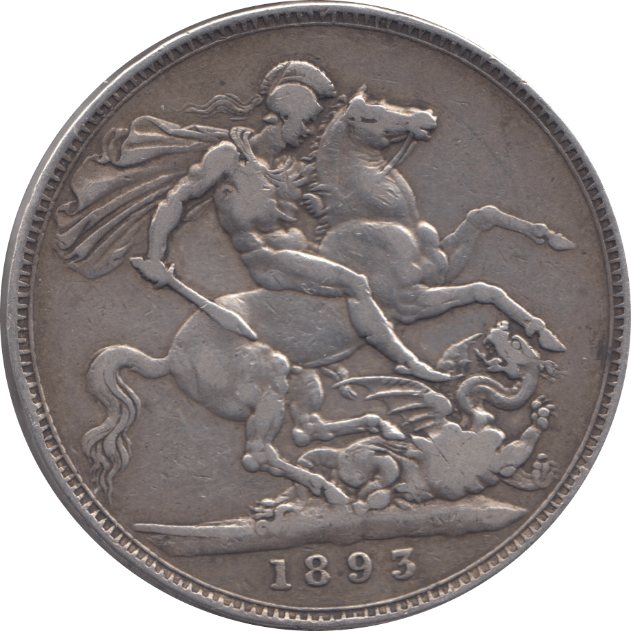 1893 CROWN ( GF ) LVII 5 - Crown - Cambridgeshire Coins