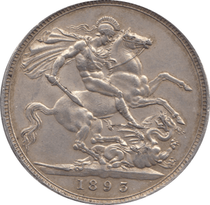 1893 CROWN ( GVF ) 25 - Crown - Cambridgeshire Coins