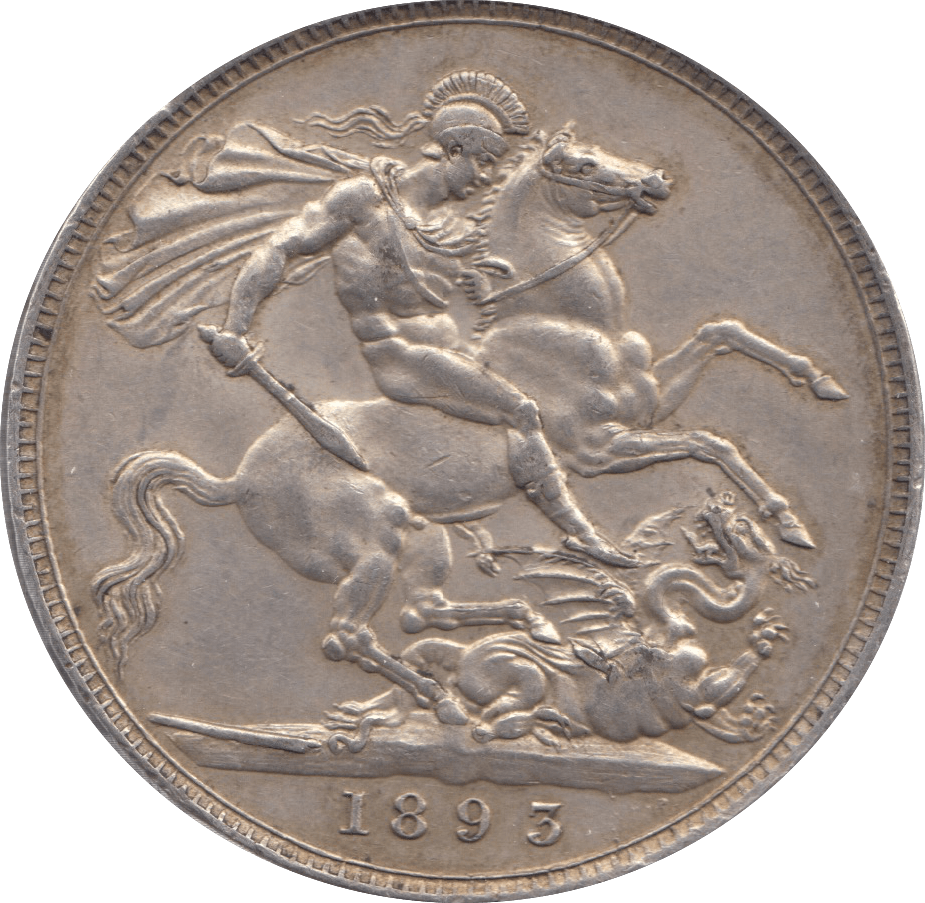 1893 CROWN ( GVF ) 25 - Crown - Cambridgeshire Coins