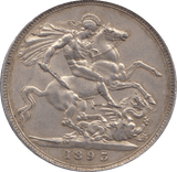 1893 CROWN ( GVF ) 25 - Crown - Cambridgeshire Coins