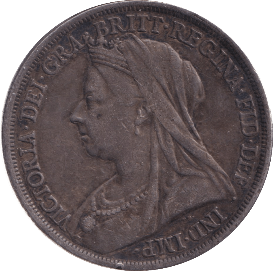 1893 CROWN ( GVF ) - Crown - Cambridgeshire Coins