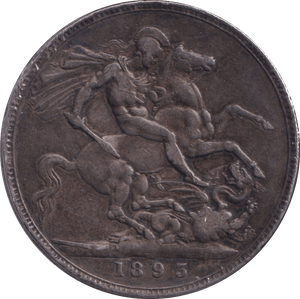 1893 CROWN ( GVF ) - Crown - Cambridgeshire Coins