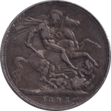 1893 CROWN ( GVF ) - Crown - Cambridgeshire Coins