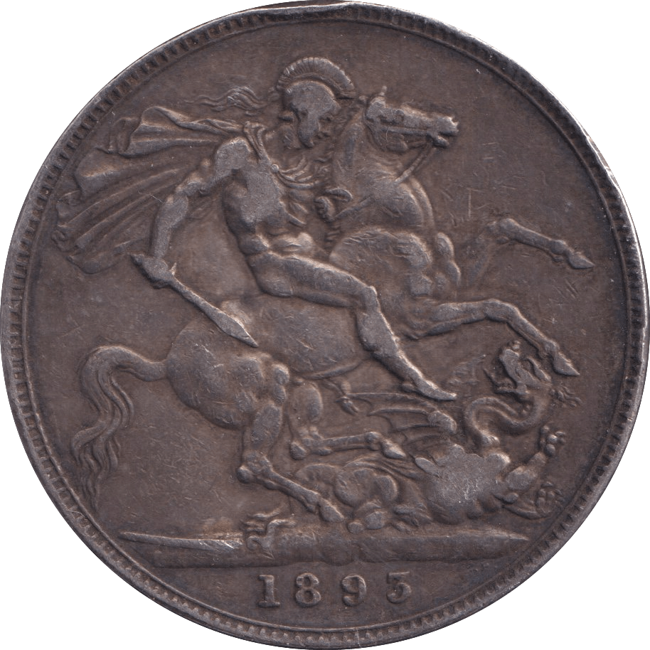 1893 CROWN ( GVF ) - CROWN - Cambridgeshire Coins