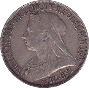 1893 CROWN ( VF ) A LVI - Crown - Cambridgeshire Coins