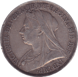 1893 CROWN ( VF ) A LVI - Crown - Cambridgeshire Coins