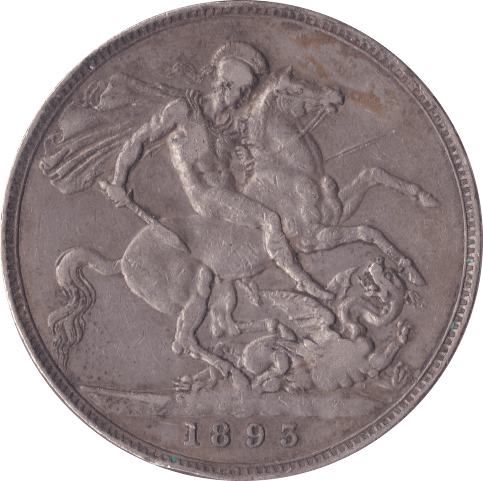 1893 CROWN ( VF ) C LVI - Crown - Cambridgeshire Coins