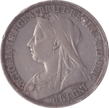 1893 CROWN ( VF ) C LVI - Crown - Cambridgeshire Coins