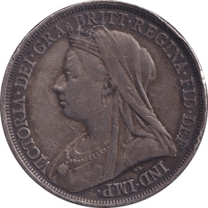 1893 CROWN ( VF ) - Crown - Cambridgeshire Coins