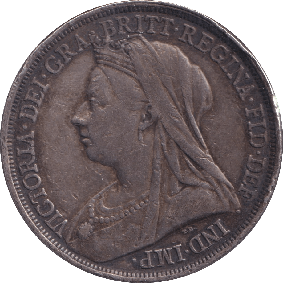 1893 CROWN ( VF ) - Crown - Cambridgeshire Coins