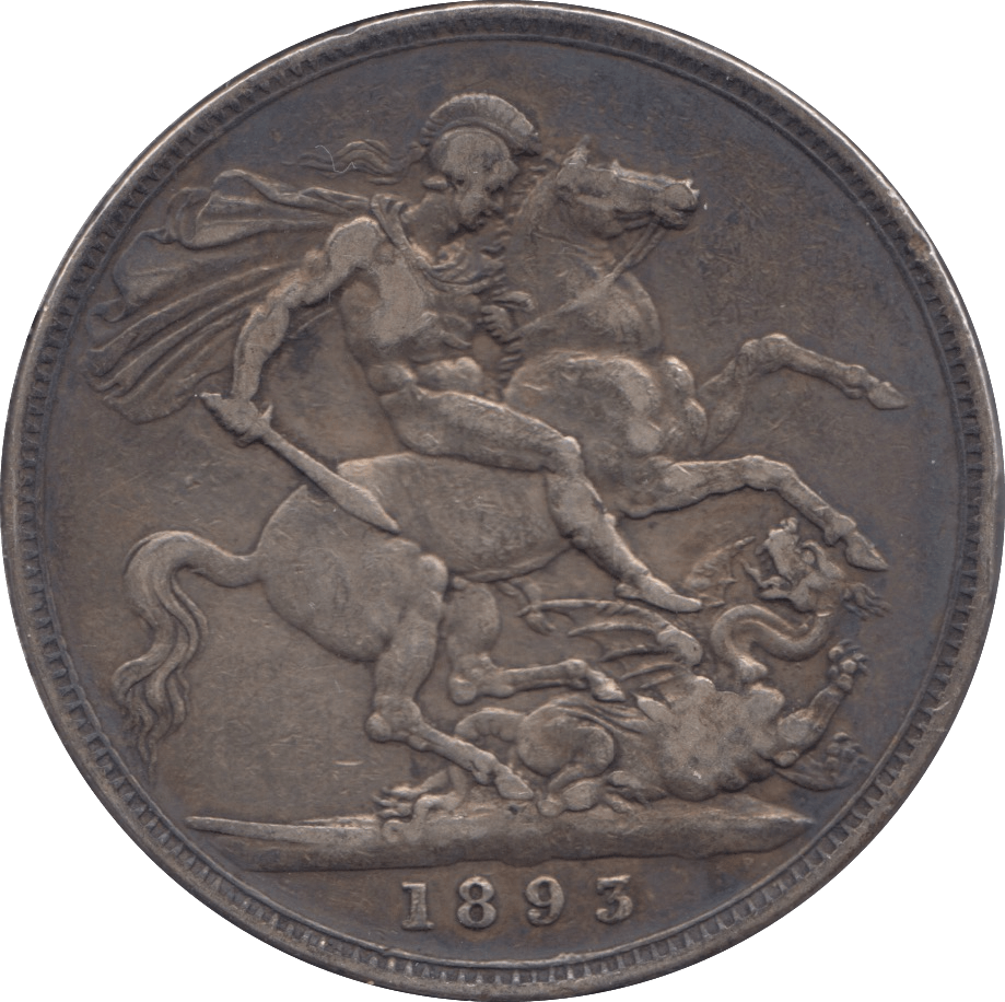 1893 CROWN ( VF ) LVI 2 - Crown - Cambridgeshire Coins