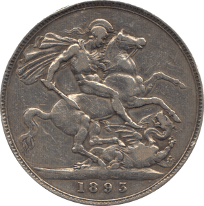 1893 CROWN ( VF ) LVI 7 - crown - Cambridgeshire Coins