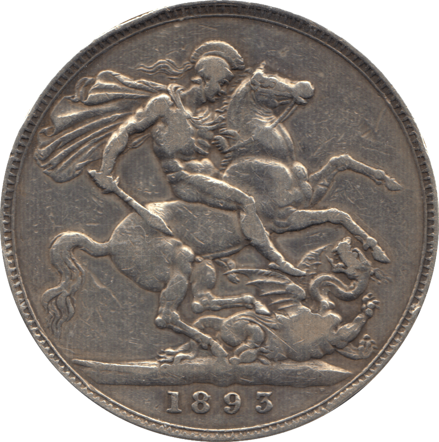 1893 CROWN ( VF ) LVI 7 - crown - Cambridgeshire Coins