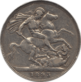 1893 CROWN ( VF ) LVI 7 - crown - Cambridgeshire Coins