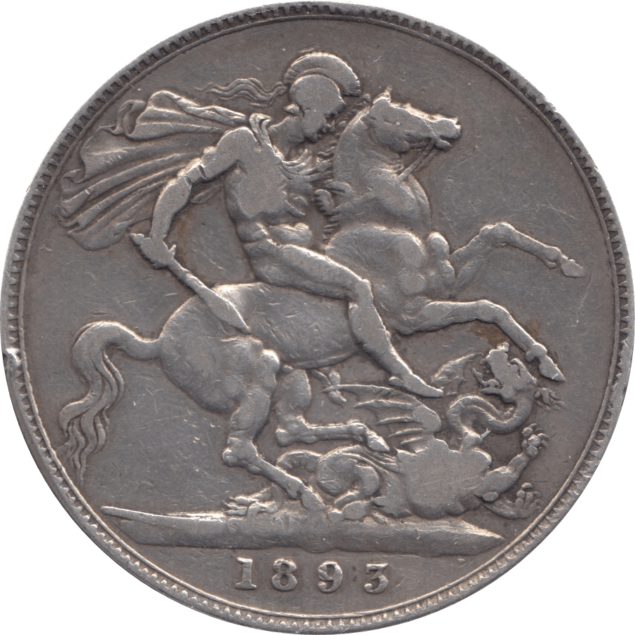 1893 CROWN ( VF ) LXI 2 - Crown - Cambridgeshire Coins