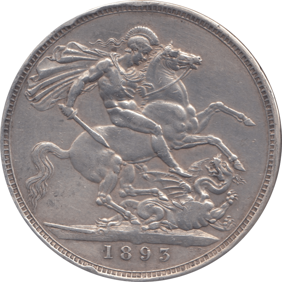 1893 CROWN ( VF ) LXI 5 - Crown - Cambridgeshire Coins