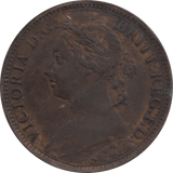 1893 FARTHING 2 ( GVF ) 62 - Farthing - Cambridgeshire Coins