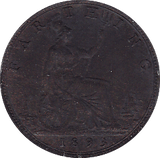 1893 FARTHING ( AUNC ) B - Farthing - Cambridgeshire Coins