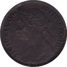 1893 FARTHING ( AUNC ) B - Farthing - Cambridgeshire Coins
