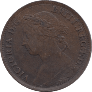 1893 FARTHING ( EF ) 1 - Farthing - Cambridgeshire Coins