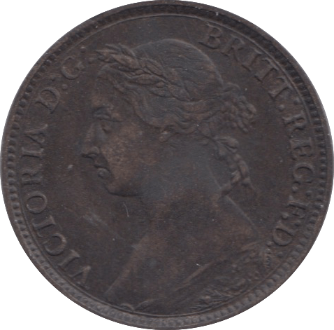 1893 FARTHING ( EF ) 23 - Farthing - Cambridgeshire Coins