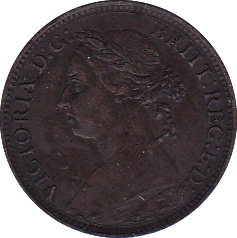 1893 FARTHING ( EF ) B - Farthing - Cambridgeshire Coins