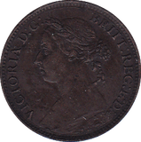 1893 FARTHING ( EF ) B - Farthing - Cambridgeshire Coins